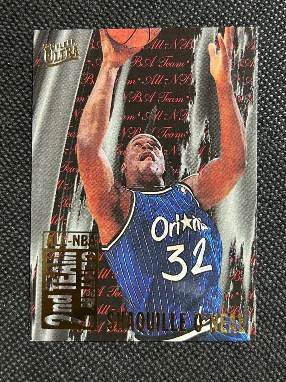 1995-96 Fleer Ultra - All-Nba Shaquille O'Neal #8 Orlando Magic HoF